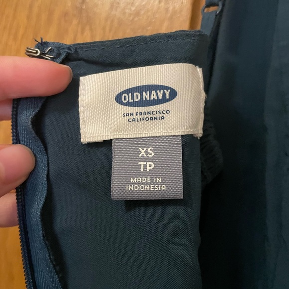 Blue/Green Spaghetti Strap Dress - Picture 5 of 8